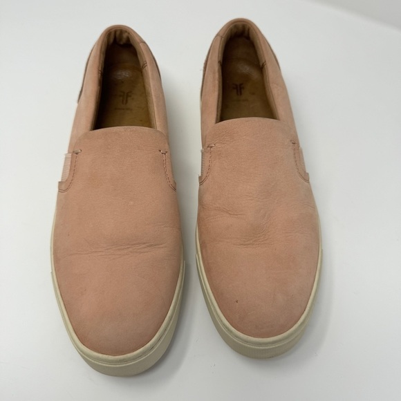 Frye Ivy Blush Light Pink Leather Slip On Dylan Shoes - Picture 6 of 11